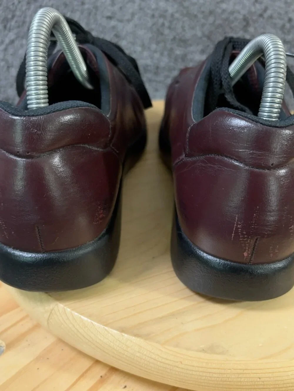 SAS Take Time Shoes Mens Size 9 Burgundy Lace Up Casual Orthopedic Made in USA